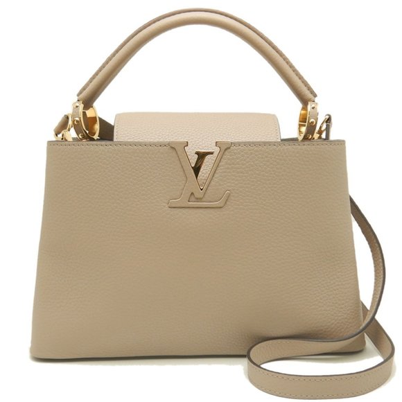 LOUIS VUITTON Handbags - LOUIS VUITTON Capucines MM M42253 Handbag in Taurillon Leather, Galle 253052